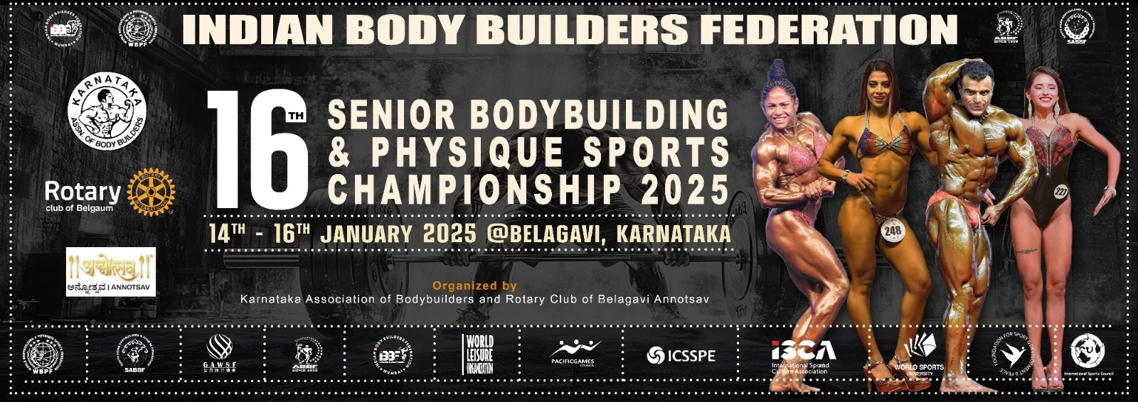 16th Senior Men's & Women's Body Building & Women's Model Physique Championship 2025