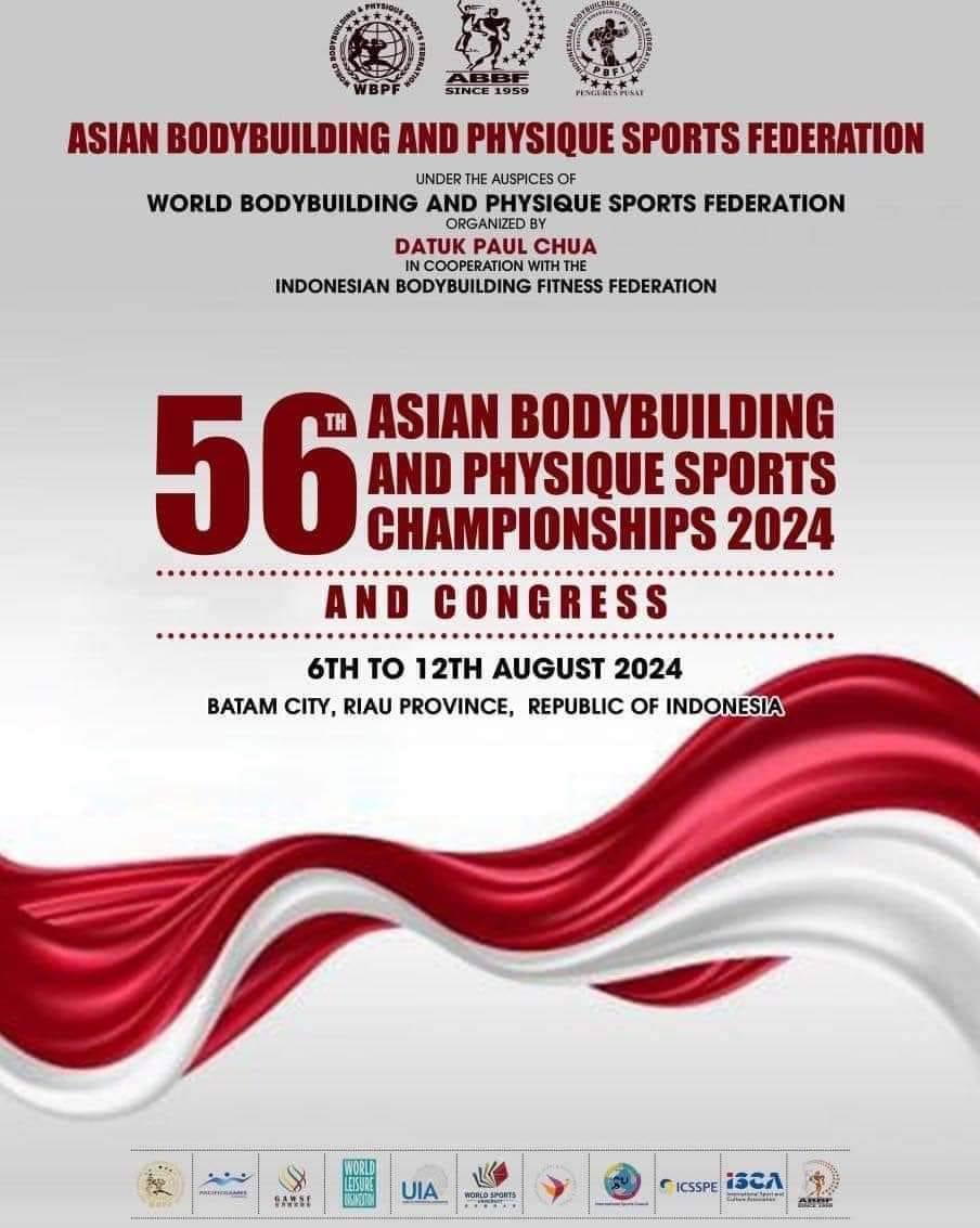 55th Asian Bodybuilding And Physique Sports Championships 2024